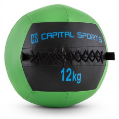 Capital Sports Wallba 12, verde, 12 kg, minge de perete, piele sintetica foto