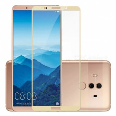 Geam HUAWEI Mate 10 Lite Tempered Glass Gold foto