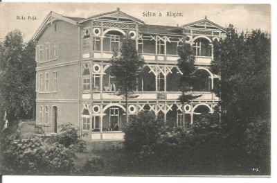(A) carte postala(ilustrata)-GERMANIA-Vila Puja-Sellin a Rugen foto