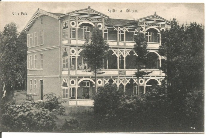 (A) carte postala(ilustrata)-GERMANIA-Vila Puja-Sellin a Rugen