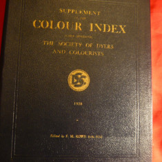 Supliment Catalog -Index Culori de Society of Dyers and Colourists 1928 - lb.eng