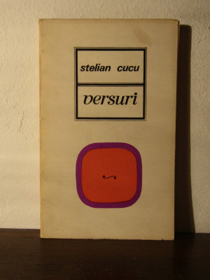 STELIAN CUCU -VERSURI ( CU DEDICATIE SI AUTOGRAF) foto