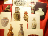 Carnet 10 Ilustrate - Portelanuri din Muzeul Palatului 3.- China 1978 Rev.Cultur