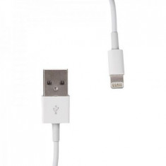 Cablu date IMPORTGSM pentru Apple iPhone 5/6/SE, USB 2.0 la Lightning, 0.3m, Alb foto