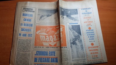 ziarul magazin 12 februarie 1972-articolul odiseea podului mogosoaia foto