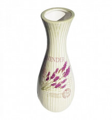 Vaza de flori ceramica Buchet de Lavanda, 25 cm foto