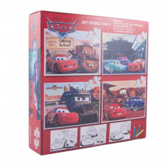 Puzzle 4 in 1 Cars foto