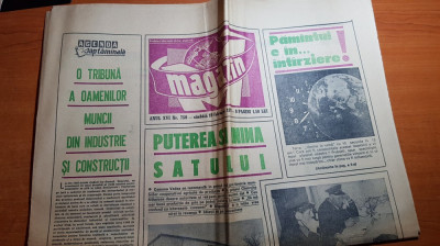 ziarul magazin 19 februarie 1972-art. si foto despre comuna vedea ,jud giurgiu foto