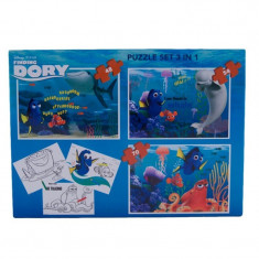 Puzzle 3 in 1 Dory foto