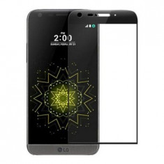 Folie protectie IMPORTGSM pentru LG G5, Tempered Glass, Full Cover, 3D, Margini Curbate, Neagra foto