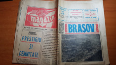 ziarul magazin 16 decembrie 1972-articol si foto despre orasul brasov foto