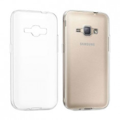 Husa protectie IMPORTGSM pentru Samsung Galaxy J1 2016 (J120), Silicon, Capac Spate, Ultra Slim, Transparenta foto