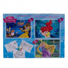 Puzzle 3 in 1 Princess foto