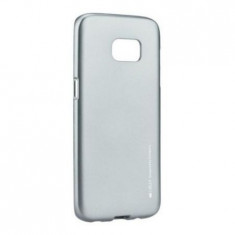 Husa protectie MERCURY GOOSPERY pentru Samsung Galaxy S7 (G930), Silicon, Capac Spate, I-Jelly Case, Argintie foto