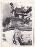 Bnk foto - Sinaia - Castelul Peles - anii `70, Alb-Negru, Romania de la 1950, Cladiri
