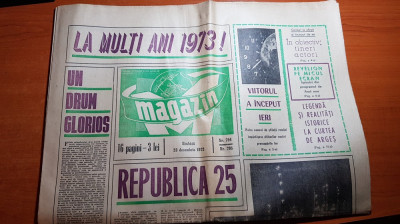 ziarul magazin 23 decembrie 1972-nr. cu ocazia zilei de craciun si anul nou foto