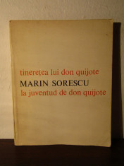 MARIN SORESCU -TINERETEA LUI DON QUIJOTE foto