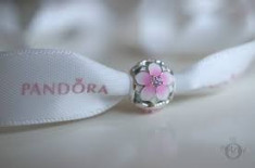 TALISMAN PANDORA FLOARE MAGNOLIE ARGINT 925 (CHARM PENTRU BRATARA) foto