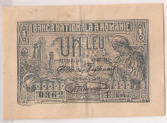 ROMANIA 1 LEU 1920 AXF foto