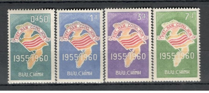 Vietnam de Sud.1960 5 ani Republica SV.276