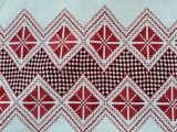 CUSATURA BRODERIE VECHE MAGHIARA - OBIECT DECORATIV PENTRU MASA SAU PERETE