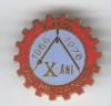 1966-1976 IPT Facultatea MECANICA, Insigna EMAIL - SUPRBA
