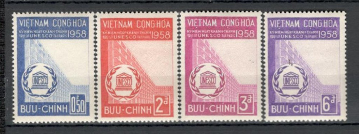 Vietnam de Sud.1958 Noul sediu UNESCO Paris SV.263