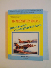 DIN AERONAUTICA ROMANA,BIOGRAFII CONTEMPORANE de IORDACHE CONSTANTIN,PRUIA AUREL , DEDICATIE* foto