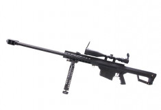 Replica Barrett M82A1 AEG Snow Wolf arma airsoft pusca pistol aer comprimat sniper shotgun foto