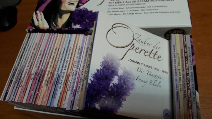 100 cd originale operete,nefolosite