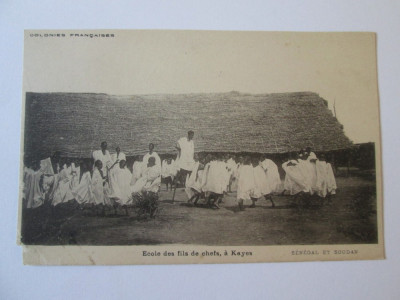 Carte postala necirculata Colonii Franceze Africane:Senegal si Sudan aprox.1910 foto