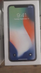 Iphone X 256 Gb noi +garantie + asigurare foto