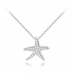 Colier Argint Starfish foto