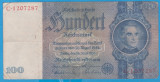(9) BANCNOTA GERMANIA - 100 MARK (REICHSMARK) 1935 (24 IUNIE), SVASTICA