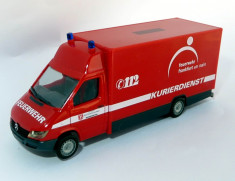 Herpa Mercedes Sprinter pompieri Kurierdienst 1:87 foto