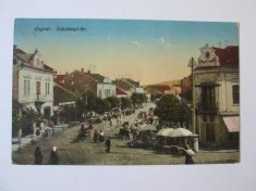Carte postala circulata 1915 Ujhorod-Transcarpatia Ucraina,cenzura militara WW I