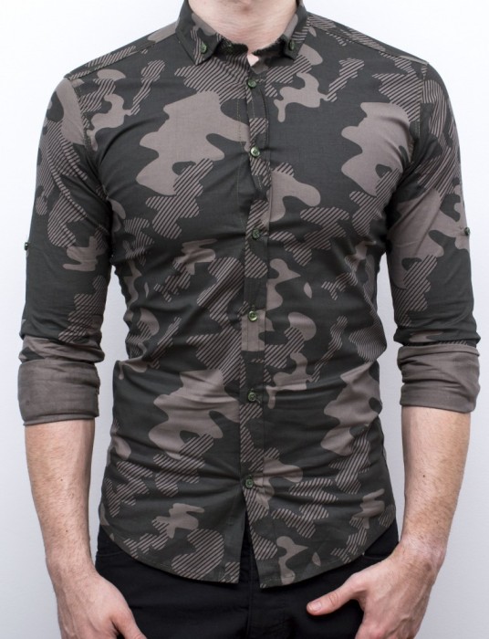 Camasa Army - camasa slim fit camasa barbat camasa cambrata Camasa Army - camasa slim fit camasa barbat camasa cambrata