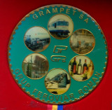CFR - GRUP FEROVIAR ROMAN GRAMPET - Medalie 10 cm - IN CUTIE DE LUX - RARA