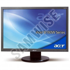 Monitor LCD 19&amp;quot; ACER B193W, 1440 x 900, Widescreen, 5ms, VGA, DVI, Cabluri incluse foto