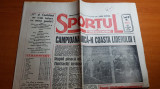 ziarul sportul romanesc 31 octombrie 1994-etapa diviziei A la fotbal