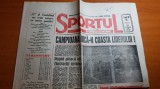 Ziarul sportul romanesc 31 octombrie 1994-etapa diviziei A la fotbal