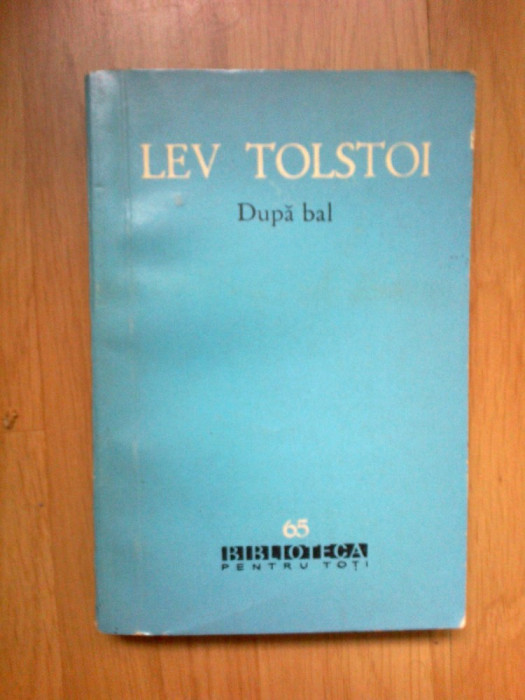 z2 Dupa Bal - Lev Tolstoi