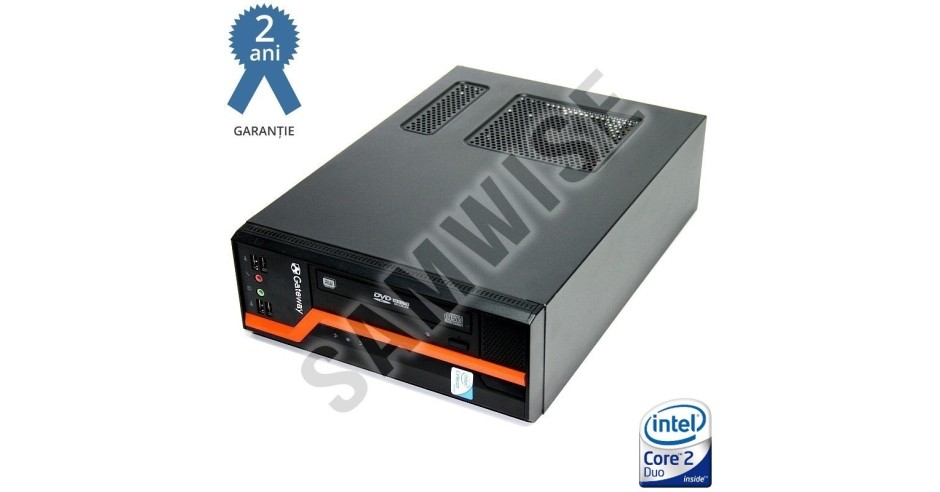 PC Bureau Gateway DS10G - Intel Celeron E3400, 160Go HDD, 4Go RAM, Windows 10 Pro