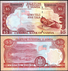 !!! SAMOA - 5 TALA (2005) - P 33 b - UNC foto