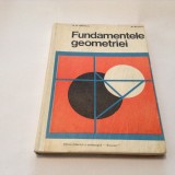 Fundamentele geometriei - N. N. Mihaileanu,RF22/3