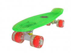 Penny board Mad Cruiser Full LED ABEC 7-verde foto