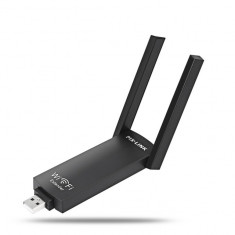 Amplificator de retea Wi-Fi conectare la port USB - cu doua antene foto