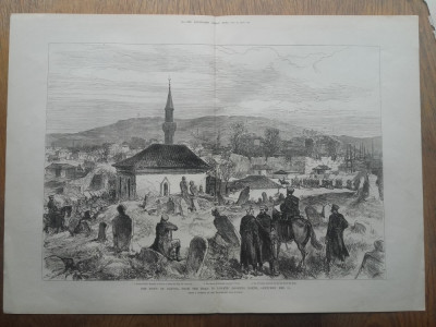 PLEVNA 1878- THE ILLUSTRATED LONDON NEWS ,1878, SZATHMARI foto