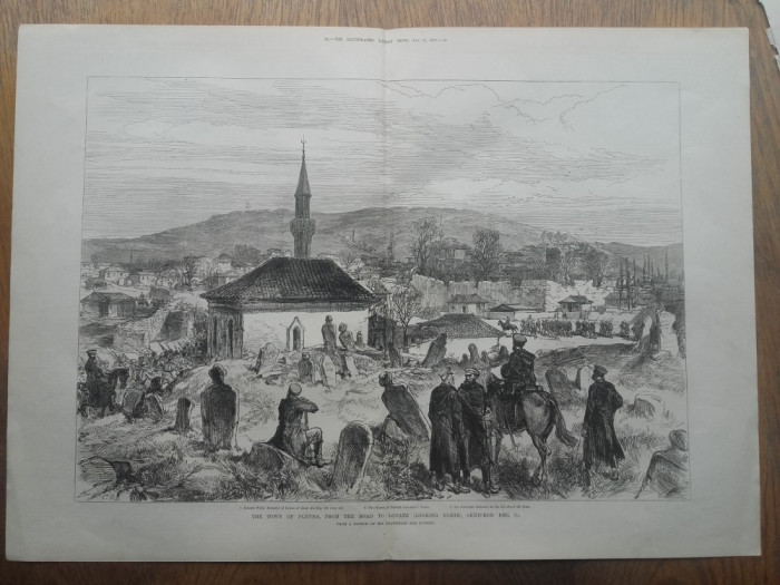 PLEVNA 1878- THE ILLUSTRATED LONDON NEWS ,1878, SZATHMARI