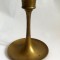Suport de lumanare, din alama, 11cm inaltime, 8 cm diametru baza
